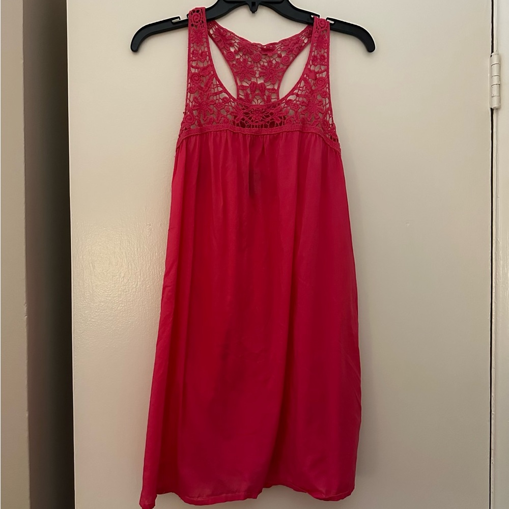 Calypso St Barth for Target Coverup Dress with Crochet Detail Sz S
